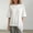 White, variant on GZWYHT Women's Crew Neck Elbow Sleeve T Shirts Lace Trim Asymmetric Hem Loose Fit Casual Tunic Tops Soft Breathable Summer Tees White S