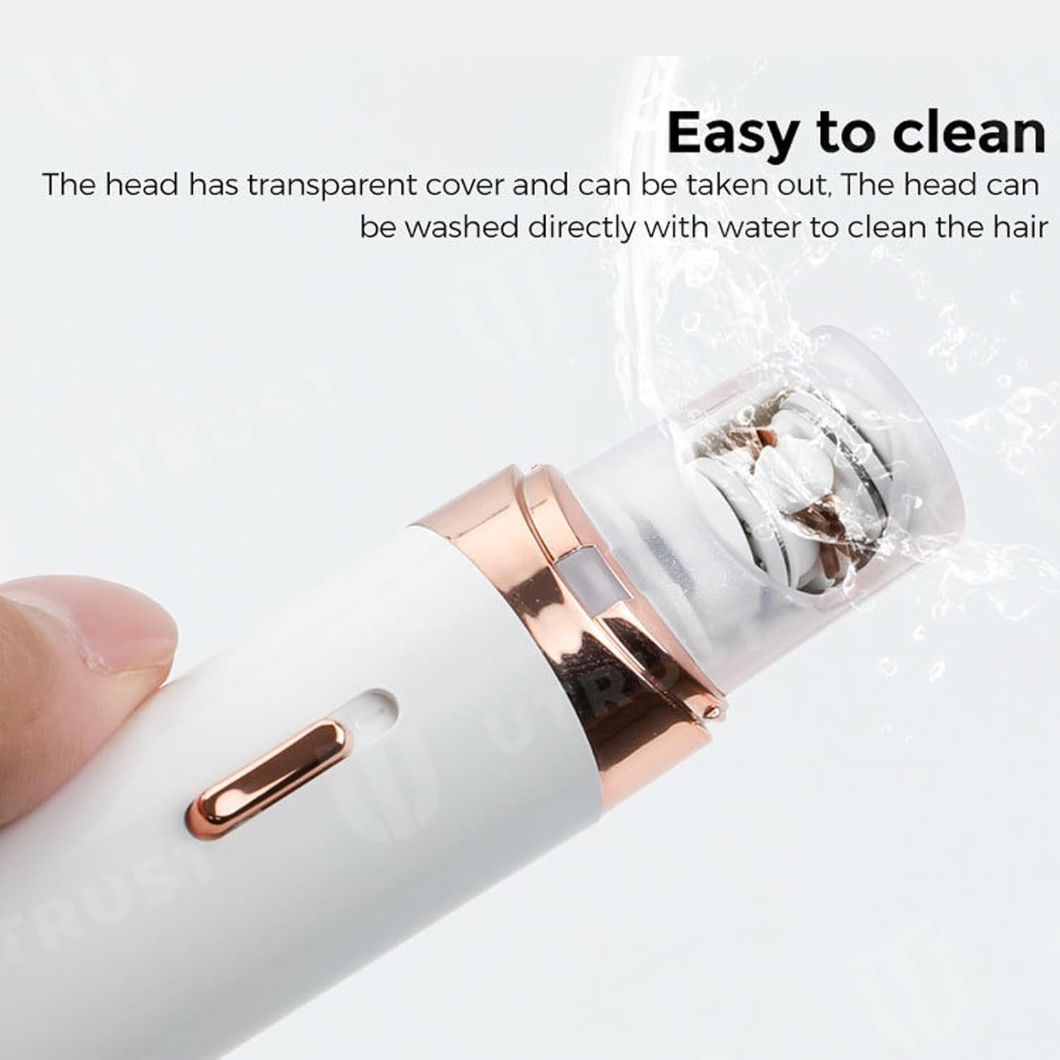 DUHKP Epil 3.0, 2-in-1 Painless Rechargeable Epilator & Shaver Kit for Face, Legs & Bikini, Pink