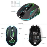 Wireless Gaming Mouse up to 10000 DPI, UHURU Rechargeable USB PC Computer Mouse