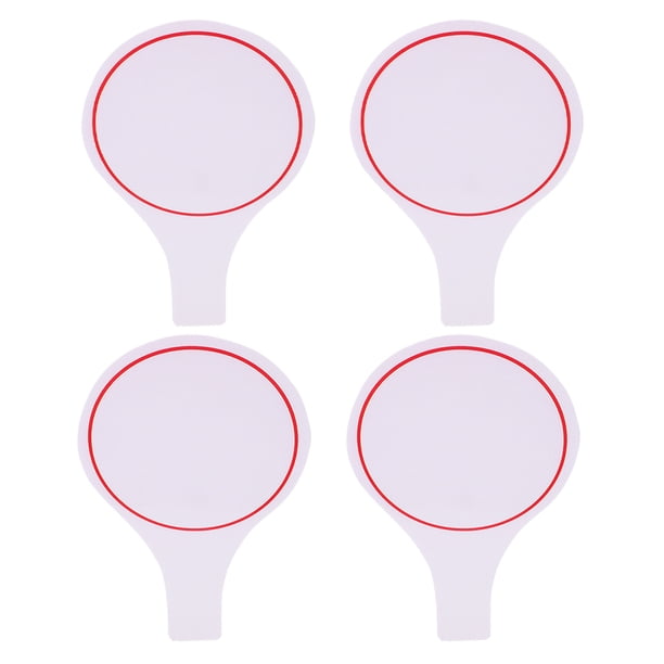 FELTECHELECTR 4Ud Tablero Portátil De Espuma Para Jueces Uso Exterior Práctico Y Fácil De Limpiar