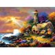 thumbnail image 1 of 30x40cm Juego De Pintura De Arte De Diamantes 5D para Niños Adultos - Casa De Playa, Manualidades De Bordado De Diamantes Completos, Pintura De Diamantes De Imitación De Cristal De Lienzo S, 1 of 5