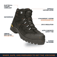 thumbnail image 3 of RefrigiWear EnduraMax Boot - Waterproof Leather Work Boots with 200g Insulation, Vibram Outsole, and Composite Toe for Cold Weather, 3 of 7