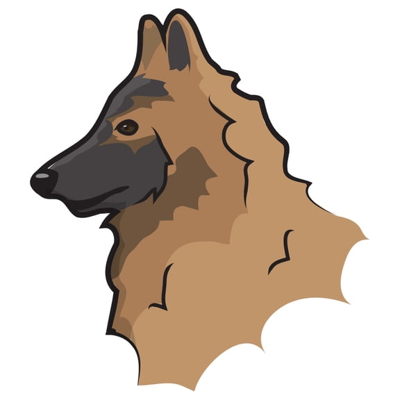Belgian Tervuren Decal | Indoor/Outdoor | Dog Lover Super Cute Sticker for SUV Windows, Dorm Rooms, Bedroom, Offices | SignMission personalized gift | 18"