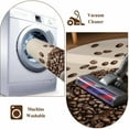 thumbnail image 4 of Coffee Owl Bathroom Rug Washable 2x3 Entryway Rug Non Slip Cute Bird Big Eyes Animals Brown Beans Front Door Mat Low Pile Indoor Doormat Throw Floor Carpet for Kitchen Bedroom Entrance, 4 of 8