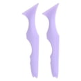 thumbnail image 2 of 2 plantillas de delineador de ojos con punta puntiaguda, reutilizables, impermeables, de silicona, para maquillaje, color morado, 2 of 14
