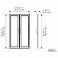 ClosetMaid Modular Closet Glass Door Kit