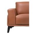 thumbnail image 5 of New Classic Furniture Como Leather Upholstered Sofa in Terracotta Orange, 5 of 7