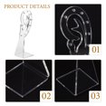 thumbnail image 2 of 5Pcs Earring Holder Organizer Stand Ear-shaped Design For Home Use And Retail Stores, 2 of 9
