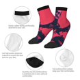 thumbnail image 5 of Naloa Rock Skull Guitarist Ankle Socks for Women Non Slip Socks No Show Socks Classic Low Cut Casual Socks Casual Socks, 5 of 7