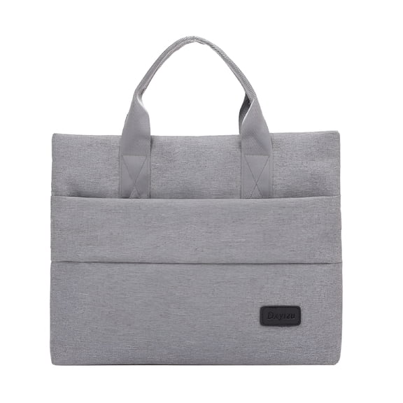 GASTROPOD 16-inch Oxford Cloth Carrying Briefcase Laptop Bag Fashion Ultra-Thin Wear-resistant Casual Cloth Bag for Women Girls (Grey)