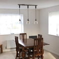 thumbnail image 7 of Kiven J-Type Track Lighting, 1-Light Modern Juno Track Pendant Light with Glass Lampshade,Dimmable J Track Light Pedant Adjustable Length for Bedroom Kitchen Shop,Brushed Steel Finish, 7 of 7