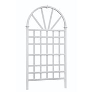 Vita 39L x 77H Athens Vinyl Trellis, White