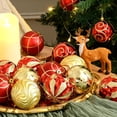 thumbnail image 7 of Waipfaru 16Pcs Christmas Ball Ornaments,3.15" Shatterproof Hanging Xmas Ornaments Set for Christmas Holiday Party Decoration, 7 of 7