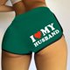 thumbnail image 2 of Pantalones Cortos para Mujeres de Cintura Alta Moda Casual Pantalones Cortos Sueltos Impresos Sexy, Cintura Elástica Cuerpos Pantalones Cortos de las Señoras, Vestir de Verano de Poliéster, 2 of 9