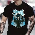 thumbnail image 5 of Camisetas divertidas de Ghost BC Heavy Rock Band para hombres y mujeres, camisetas informales de algodón de manga corta con cuello redondo, ropa de calle de moda para hombres, 5 of 5
