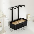 thumbnail image 7 of Yesbay Jewelry Organizer Rack with 5 Hook Necklace Holder Stand with Wooden Tray Anti-Slip Design Strage Rack for Necklaces Bracelets Earrings, 7 of 7