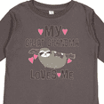 thumbnail image 4 of Inktastic My Great Grandma Loves Me Girls Long Sleeve Toddler T-Shirt, 4 of 5
