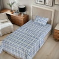 thumbnail image 6 of RUVANTI 100% Organic Cotton Sheets - Twin XL Sheet Sets - 3 Piece Percale Weave Bedding, Crisp, Cooling & Breathable, Soft & Durable, 16" Deep Pocket, Hotel Quality Sábanas - Pastel Print, 6 of 9