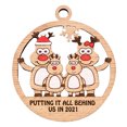thumbnail image 1 of De Madera Ahueca Hacia Fuera El Árbol De Navidad Que Cuelga El Regalo Colgante Para Amigos Y Familiares Advancent HA044561-03, 1 of 6