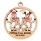 thumbnail image 1 of De Madera Ahueca Hacia Fuera El Árbol De Navidad Que Cuelga El Regalo Colgante Para Amigos Y Familiares Noticed HA044561-03, 1 of 6