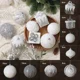 thumbnail image 3 of Adornos navideños con forma de champán para árbol de Navidad, bolas decorativas, adornos navideños, bolas colgantes para fiesta de Navidad, regalo de Año Nuevo para el hogar, 3 of 5