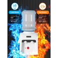thumbnail image 2 of TABU 38'' Countertop Water Cooler Dispenser,Top Loading,Hot & Cold Water,3 or 5 Gallon Bottle,White, 2 of 8