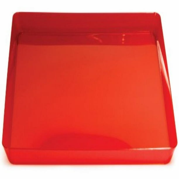Translucent Red Tray Each