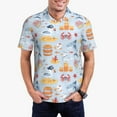 thumbnail image 1 of Fotbe Cute Shark Camiseta Polo de Golf para Hombre con Estampado – Camisa Deportiva Transpirable con Cuello Abotonado-3X-Large, 1 of 6