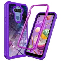 LG K31 Case, LG K8X/Aristo 5 Plus/Aristo 5/Phoenix 5/Fortune 3/Risio 4/Tribute Monarch Case, Rosebono Hybrid IMD Design Graphic Cover Armor Case for LG K31 (Stardust)