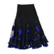 thumbnail image 2 of de Baile de Salón Traje de Baile para Mujeres , azul real Macarena falda de baile, 2 of 7