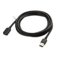 thumbnail image 2 of Cable Matters 2-Pack USB to USB Extension Cable (USB 3.0 Extension Cable / USB 3 Extension Cable) in Black 6 Feet, 2 of 5