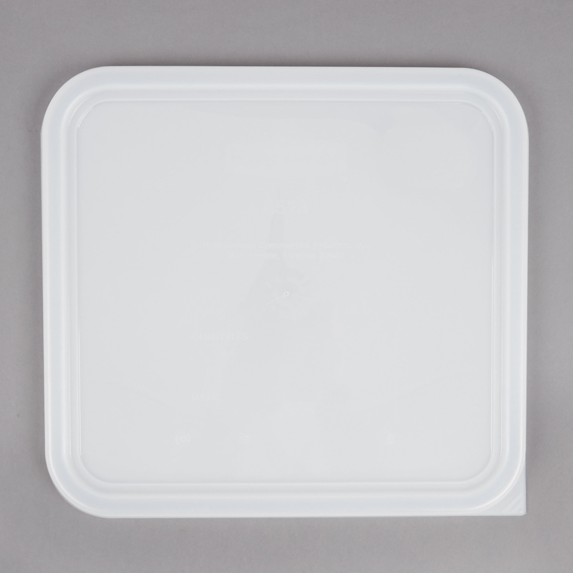 Rubbermaid FG652300WHT White Lid For 12 18 and 22 Quart Food Storage Boxes 