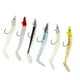 thumbnail image 1 of 6 uds Señuelos de simulación de tamaño de , anzuelos giratorios, cebo de silicona de cuerpo hueco, todo tipo de DYNWAVEMX Assist Hooks Lentejuelas Fish Lure, 1 of 8