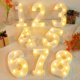 thumbnail image 3 of 1 pieza de luz decorativa en forma de letra, propuesta de propuesta, luces de cumpleaños, decoraciones festivas para fiestas, luces navideñas para exteriores, decoración de árboles de Navidad, decorac, 3 of 4