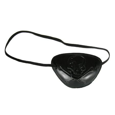 See Through Skull Pirate Eye Patch - Halloween Pirate