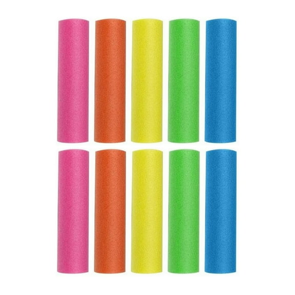 Sioweci 10Pcs Trampoline Spring Cover Waterproof UV Resistant EVA Outdoor Courtyard Trampoline Spring Foam Sleeve Colorful Protector Tube Trampoline Accessories 10 pcs