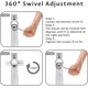 thumbnail image 5 of Soporte de pared para Mini proyector MACHAO 3 kg 16-20 cm Aluminio Giratorio 360 blanco, 5 of 5