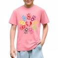 thumbnail image 7 of Bxsruta Kids Cotton Graphic T-Shirt Anti Bullying School Season Short Sleeve Tee, 7 of 7