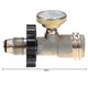 thumbnail image 5 of 2025 Pol Propane Gas Gauge Meter with Built-in Leak Detector - Universal for QCC1 Propane Tank, Gas Cylinder POL Pressure Gauge Connector, 5 of 5