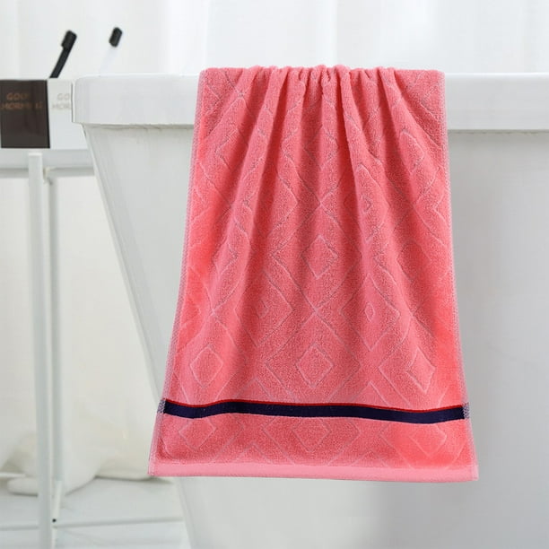 Toalla Gruesa, Suave, Absorbente, de Color Liso, para El Hogar, para Lavar La Cara, Regalo