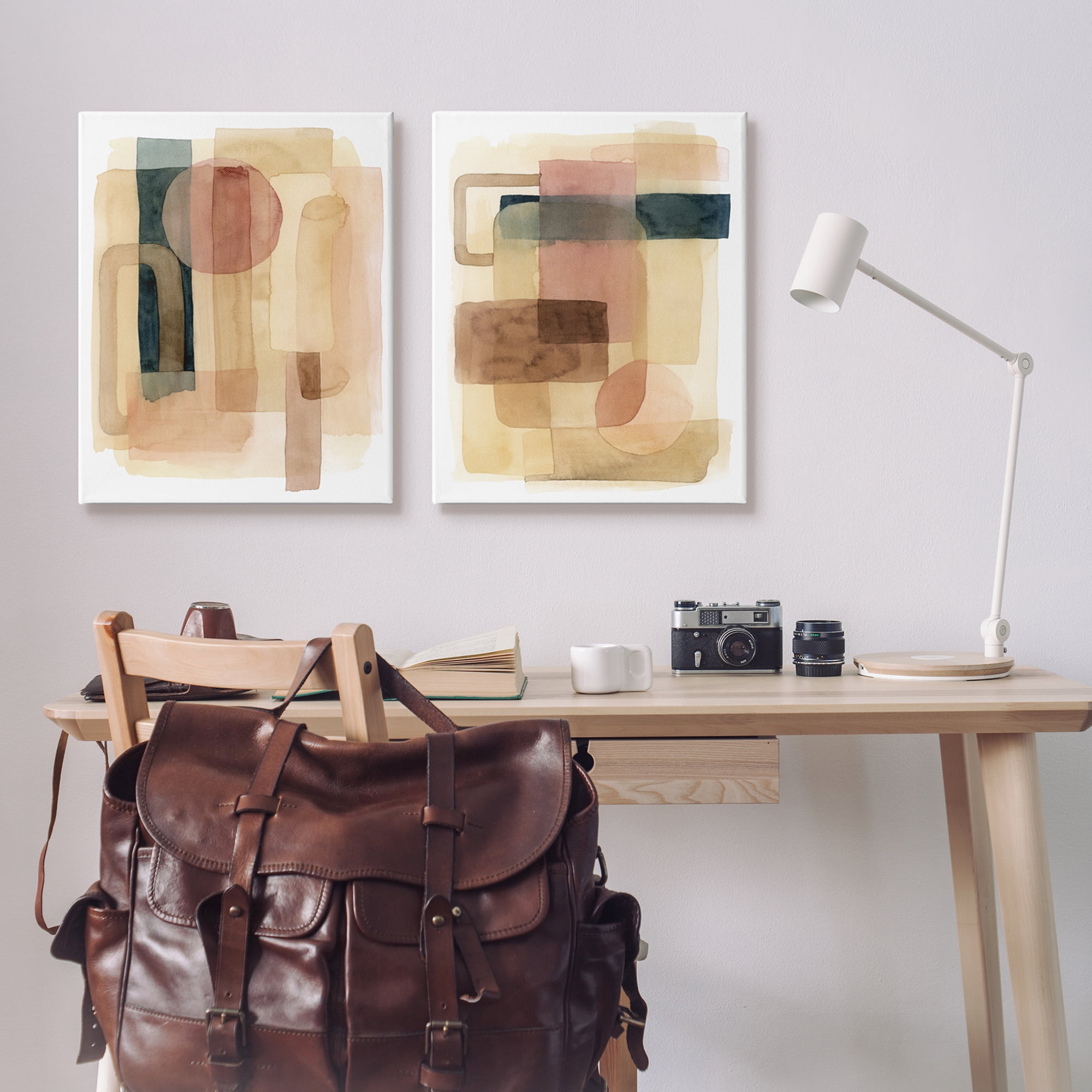 Stupell Industries Geometric Shapes Abstract Transparent Clustered Forms Overlapped,24 x 30, Design by Grace Popp