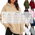thumbnail image 2 of Tbopshirt Hoodies for Women Loose Casual Hoodie Long Sleeve Panel Splicing Pullover Sweatshirt for Daily Leisure & Street Style, 2 of 6