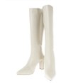 thumbnail image 2 of Botas Lucy color latte con tacón cuadrado 26.5 Dorothy Gaynor Botas Lucy color latte con tacón cuadrado 26.5, 2 of 6