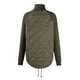 thumbnail image 4 of Chaqueta de Invierno para Mujer, Cálida, de Punto, con Retazos, Acolchada, Informal, de Cuello Alto, Larga y Cremallera Verde XXL, 4 of 7