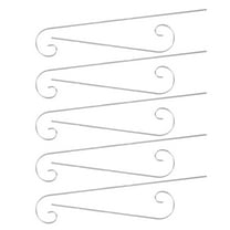 AURARMLET 10pcs Metal Shepherds Hooks for Garden Outdoor Plant Support and Decoration