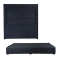 thumbnail image 1 of Box Base cama King Size + Cabecera Blend Azul, 1 of 6