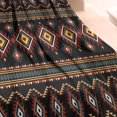 thumbnail image 3 of Flannel Boho Striped Quilted Throw - Luxuriously Soft & Warm 50x60in Blanket, Perfect for Bed Couch Sofa - Lightweight, Vintage Abstract Design, 3 of 5