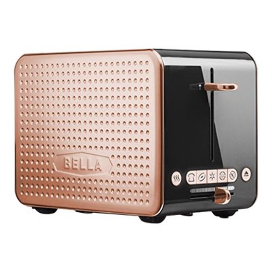 Bella Dots Evolution Toaster Copper Blac