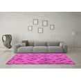thumbnail image 3 of Ahgly Company Indoor Round Southwestern Pink Country Area Rugs, 3' Round, 3 of 4