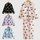 thumbnail image 3 of Conjunto de pijamas de seda de manga larga para niños y niñas, ropa de casa Unisex, traje de dormir de satén de Navidad, otoño, 3 of 4